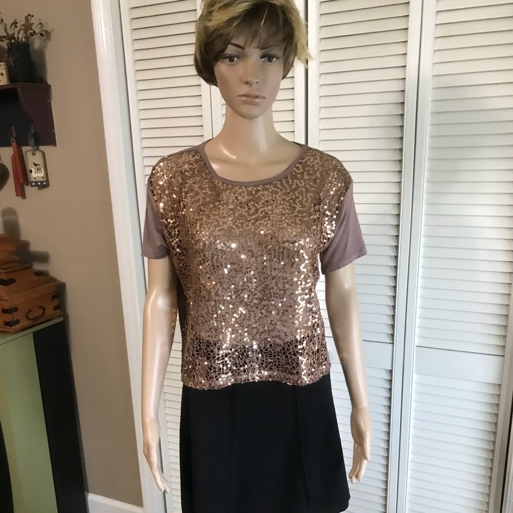 Forever 21 Women's Sequin‎ Top SZ SM NWT